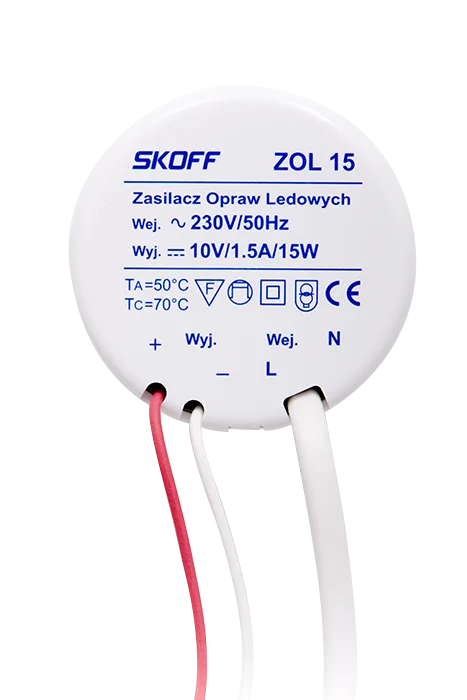 Napäťový napájač pre LED svietidlá 10V- ZOL15